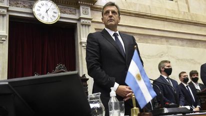 Massa presenta en Diputados el Presupuesto 2023