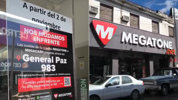 Megatone cierra su local de ventas en Río Cuarto y seis empleados serán despedidos
