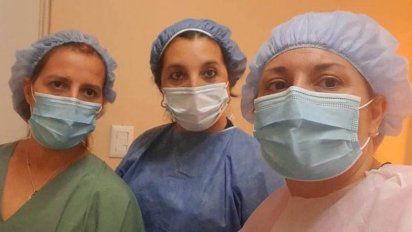 Alumnos huinquenses reconocieron al personal de salud a través de un video