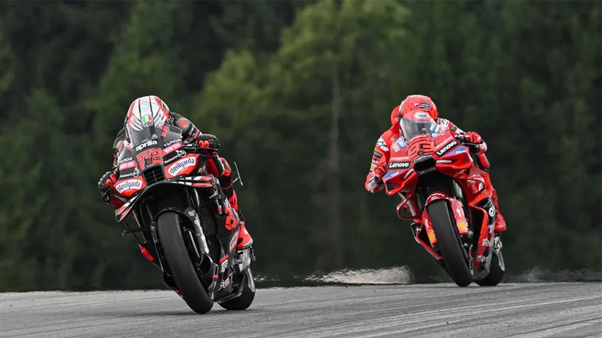 Marco Bezzecchi (Aprilia) y Marc Márquez (Ducati), el duelo de Austria que podría repetirse en el Gran Premio de Hungría