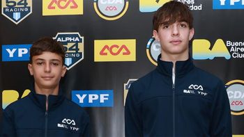 Thiago Palotini y Federico Díaz Quaglia, los pilotos designados en el Alpha54, el equipo de Fórmula 4 Italiana que representará al ACA e YPF