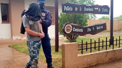 Marcha en Vicuña Mackenna para pedir la libertad del detenido por el crimen de Vaudagna