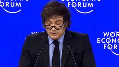 Milei en Davos: