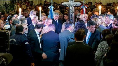 Una multitud despide a De la Sota: Frigerio representa a la Presidencia