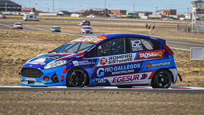 Thiago Martínez con la pole position provisional de la Clase 2 en Río Gallegos
