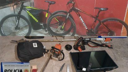 Recuperan bicicletas y herramientas robadas en distintos hechos