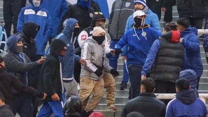 San Lorenzo pedirá los puntos del partido suspendido por violencia en la tribuna de Godoy Cruz