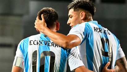 La selección argentina empató ante Colombia en el Sudamericano Sub 20