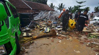 Se eleva a 222 la cantidad de muertos por el tsunami en Indonesia