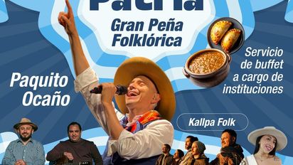 Paquito Ocaño será el artista central de la peña folklórica del 9 de Julio en Villa María