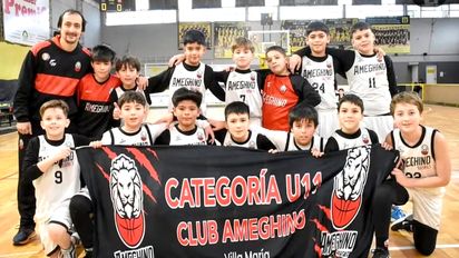 Ameghino disfruta de la Liga Federal U11 de Básquetbol