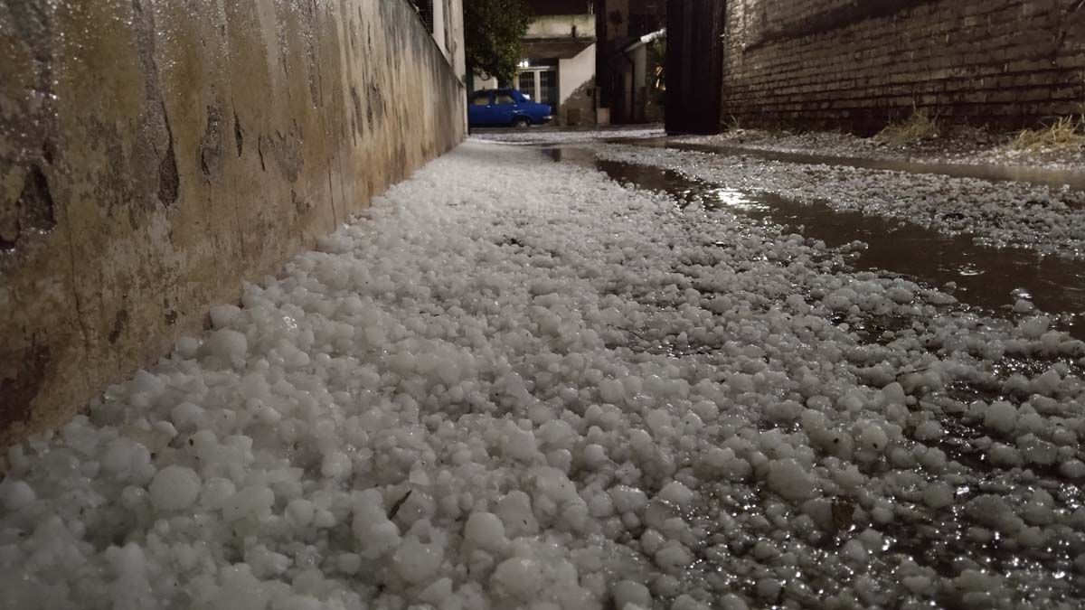 Cayó granizo en Río Cuarto y cesó el alerta para el sudoeste provincial