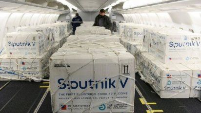 Llega hoy otro avión de Aerolíneas Argentinas con vacunas Sputnik V