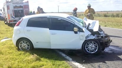 La Cautiva: un joven de Mackenna murió en un choque por alcance en la ruta 7