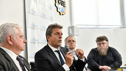 Massa analizó con pymes una baja de impuestos para las importaciones
