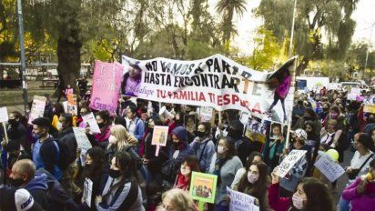 Multitudinaria marcha en San Luis a un mes de la desaparición de Guadalupe