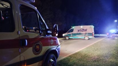 Accidente vehículo-peatón en Oncativo