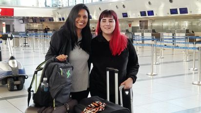 Tiene 18 años y viajó a Corea del Sur para disertar sobre discapacidad