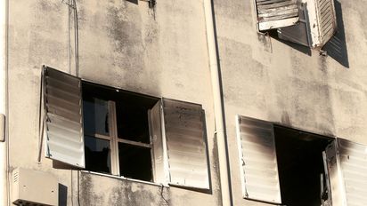 Pánico por el incendio de un departamento en Banda Norte 
