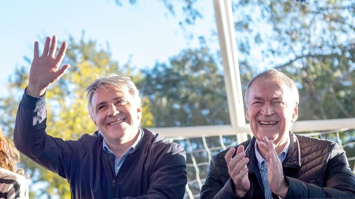 Tras la elección, Schiaretti y Llaryora inauguraron juntos un polideportivo
