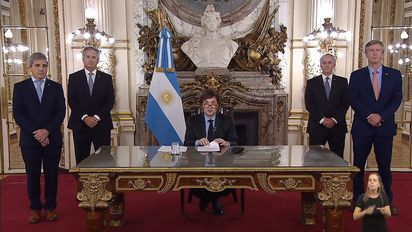 Milei prepara un discurso por cadena nacional para conmemorar su primer año de gobierno