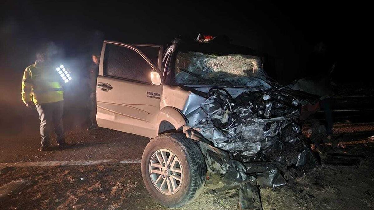 Grave accidente entre un camión y una camioneta en ruta 7
