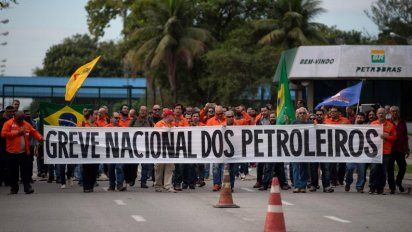 Otra huelga golpea a Brasil, ahora en el sector petrolero