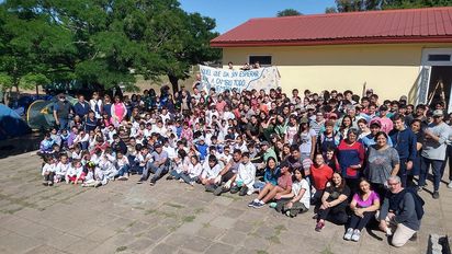 Campamento solidario del Itapu en Achiras