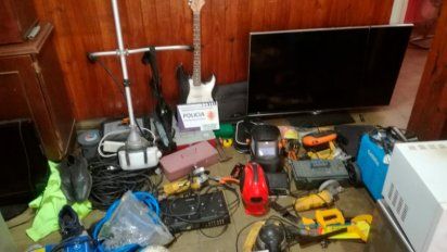 Recuperaron elementos robados en Vicuña Mackenna