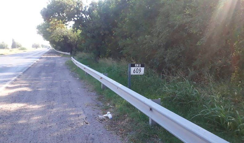 Los motociclistas accidentados sufrieron una caída cuando circulaban por el kilómetro 609 de la ruta 8.