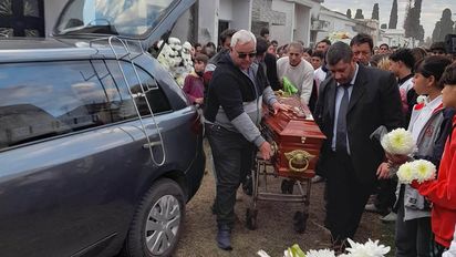 Muestras de profundo dolor  en el último adiós a Joaquín 