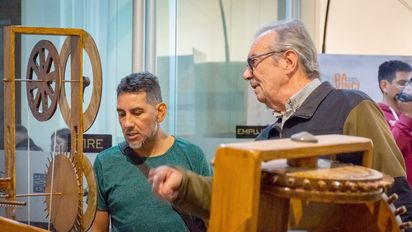 Llegó a la ciudad una experiencia interactiva que reimagina a Da Vinci