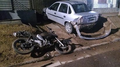 Está grave la menor que chocó en moto junto a su hermana que perdió la vida