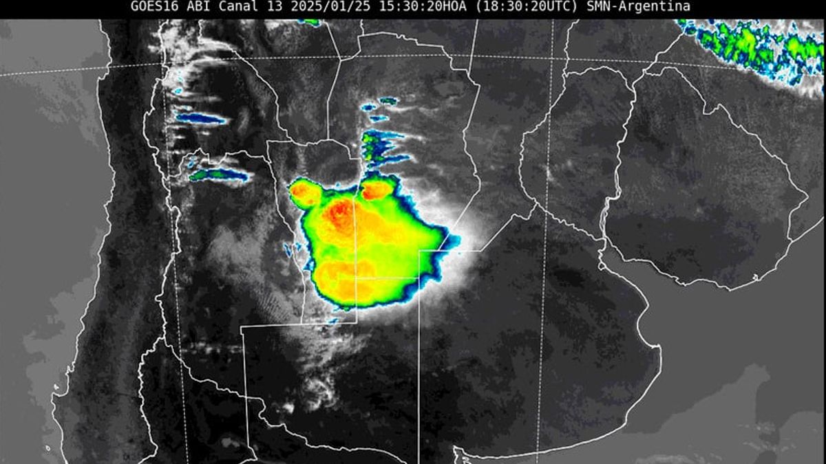 El SMN alerta por la llegada de tormentas fuertes en las próximas horas
