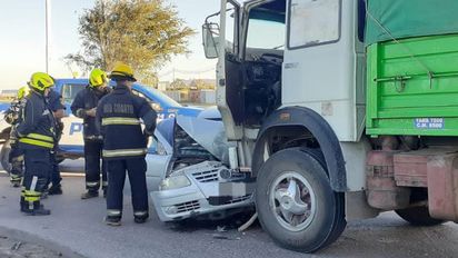 Dos conductores resultaron heridos en distintos siniestros viales