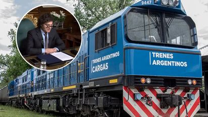 Milei firmó un decreto para iniciar la privatización total de la empresa Belgrano Cargas