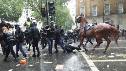 Incidentes en Londres durante otra marcha contra el racismo