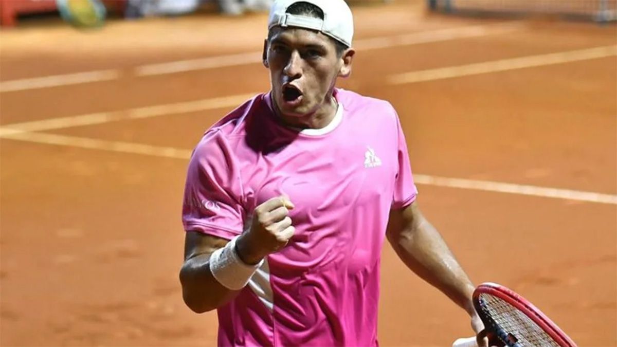 Sebastián Báez, el primer finalista del ATP de Río de Janeiro