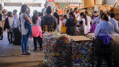 Arias: para reforzar el reciclado, promueven visitas de escolares a la planta de residuos