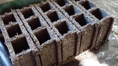 Levalle produce ladrillos con molienda de  plástico y proyecta usarlos en construcción