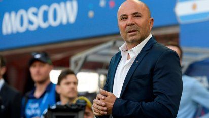 Maradona le pegó a Sampaoli