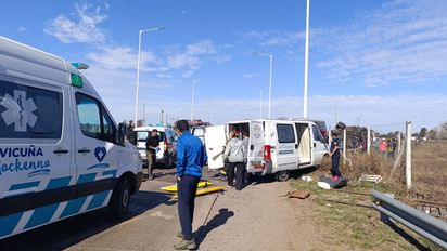 Grave accidente en Mackenna: colisionaron tres vehículos y los ocupantes resultaron heridos