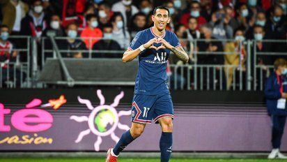 Di María marcó en el triunfo del PSG