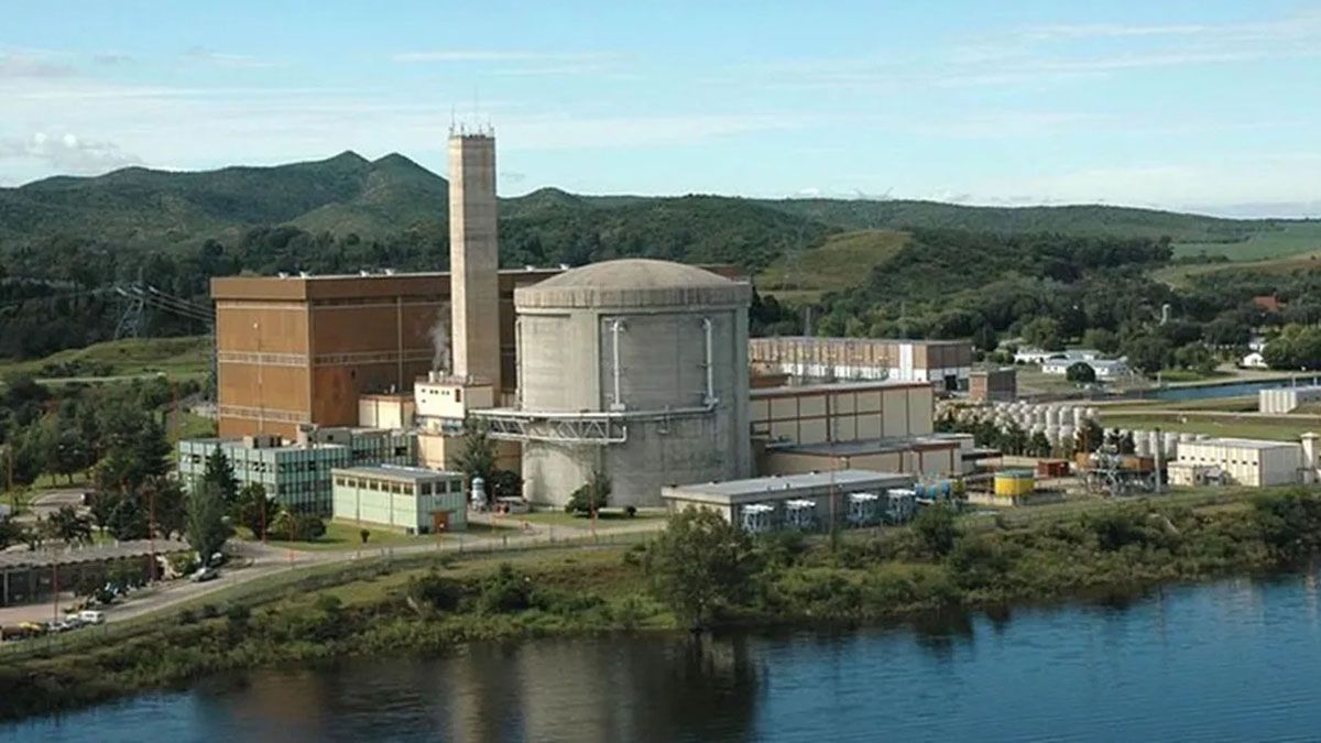 La central nuclear de Embalse.