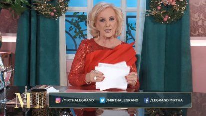 Mirtha anunció su regreso a la televisión