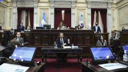 En el Senado, Cafiero acusó a la oposición de politizar la pandemia