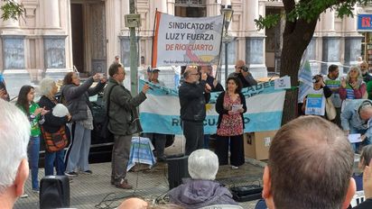 Movilización de jubilados contra el veto a la reforma previsional