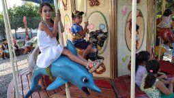 Las calesitas volvieron a rodar y con ellas los sueños de los chicos