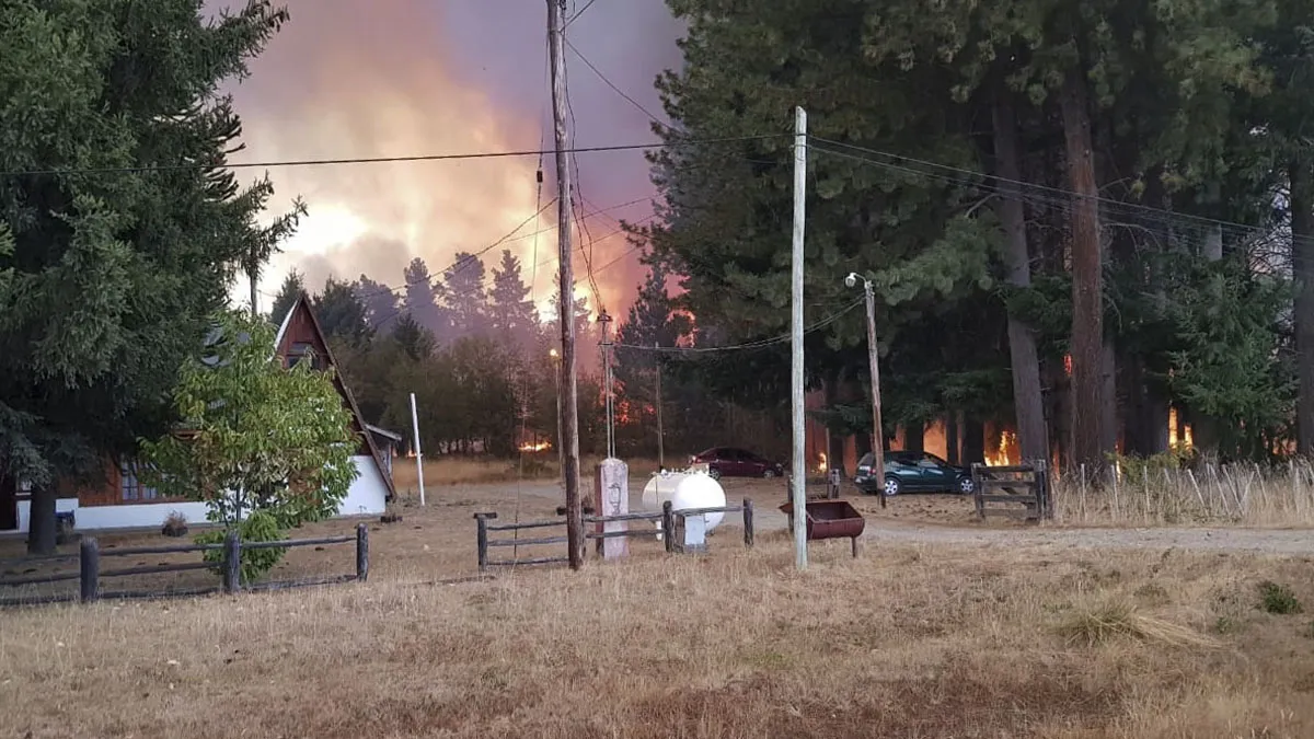 Los incendios en la Patagonia ya causaron dos muertes.