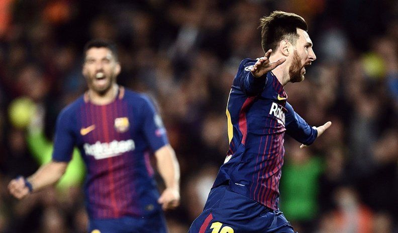 Tres golees de Messi en la victoria del Barcelona